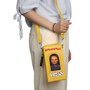 Child's Play Chucky in Good Guys Box Crossbody Purse